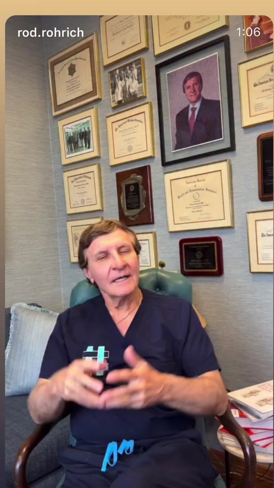 Post 3 by Dr. Rod Rohrich on TikTok (video)