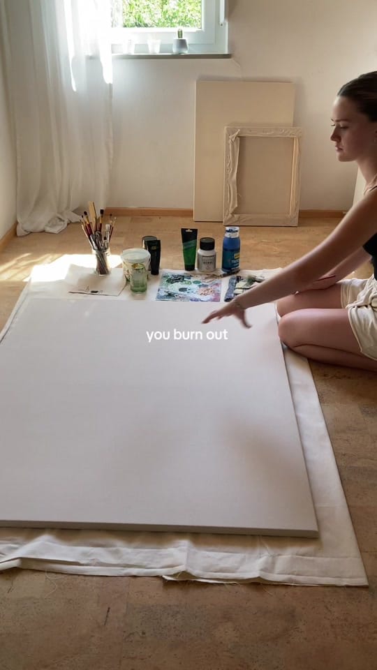 Post 10 by INA | abstract artist on TikTok (video)