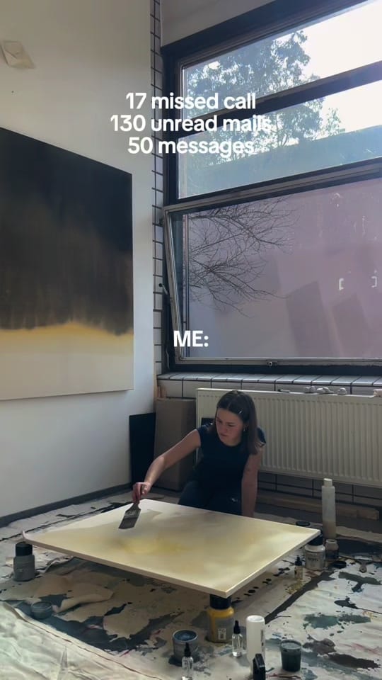 Post 4 by INA | abstract artist on TikTok (video)