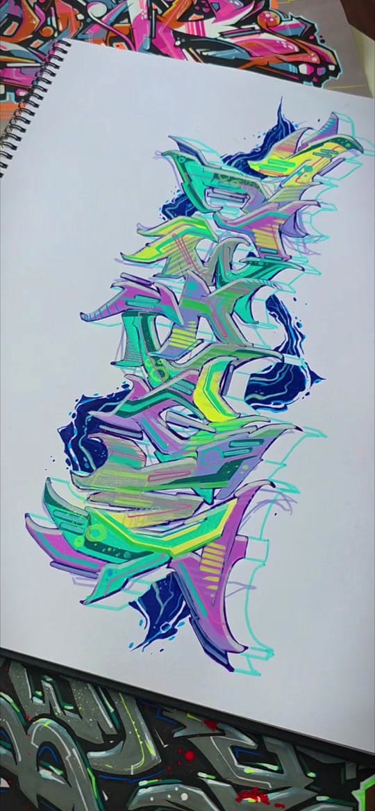 Post 2 by DMARK GRAFFITI on TikTok (video)