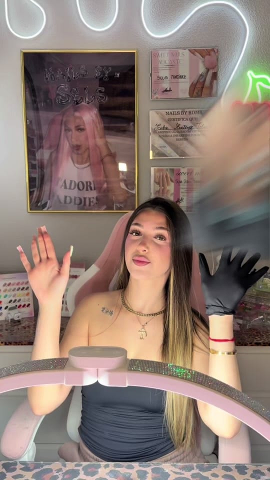 Post 2 by Nails by sel on TikTok (video)