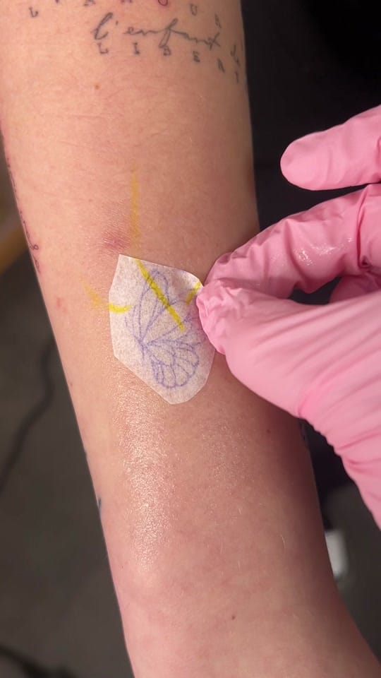 Post 7 by Gini.tatu - fineline tattoos on TikTok (video)