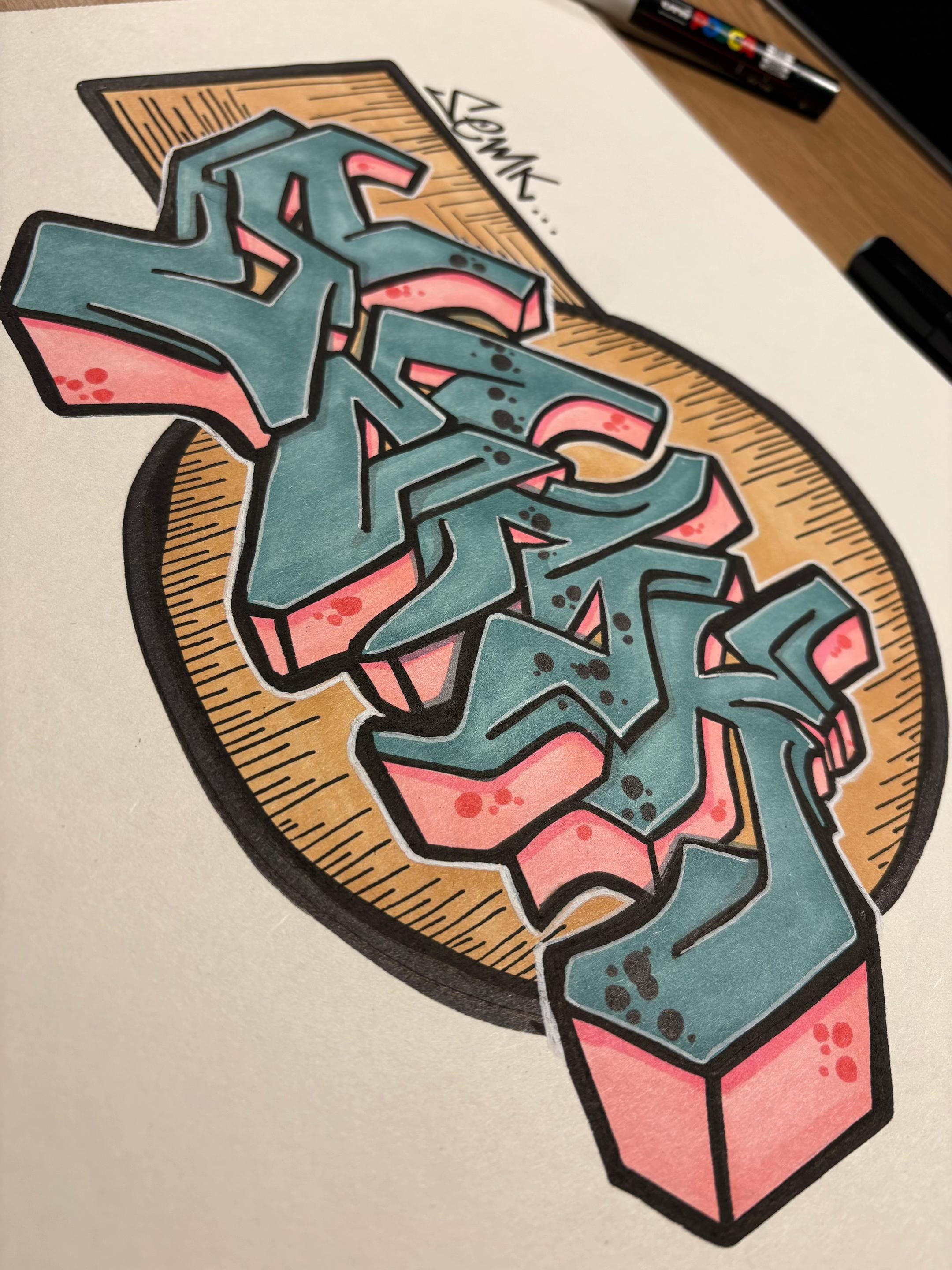 Post 6 by SEMK.GRAFFITI on TikTok (video)