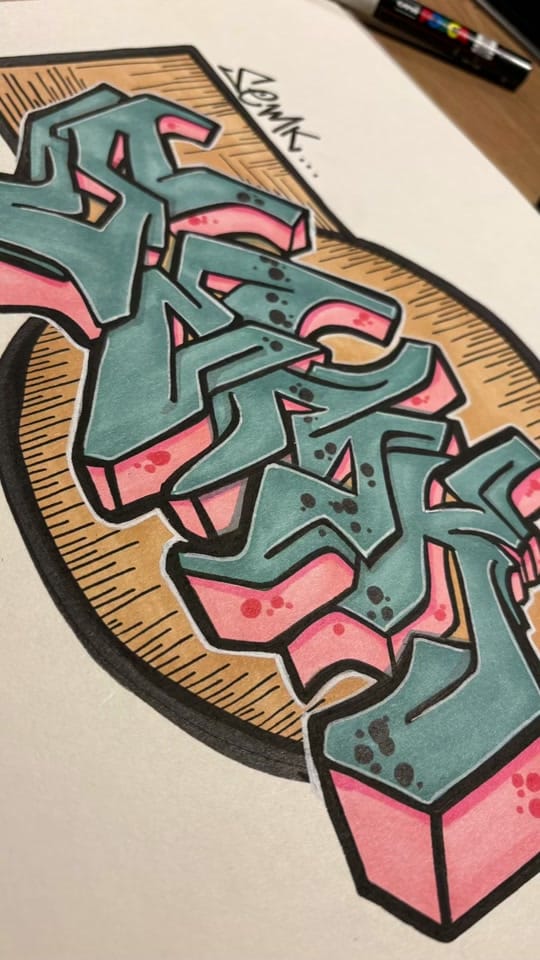 Post 5 by SEMK.GRAFFITI on TikTok (video)