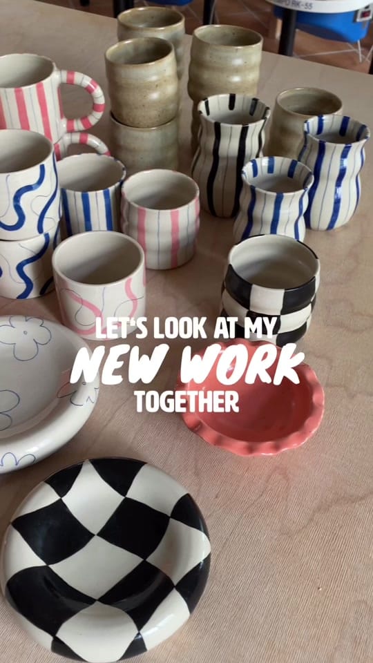 Post 1 by Bianca Green Ceramics on TikTok (video)