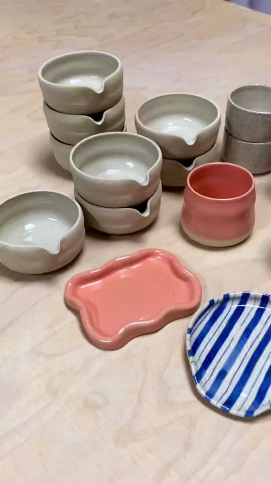 Post 4 by Bianca Green Ceramics on TikTok (video)