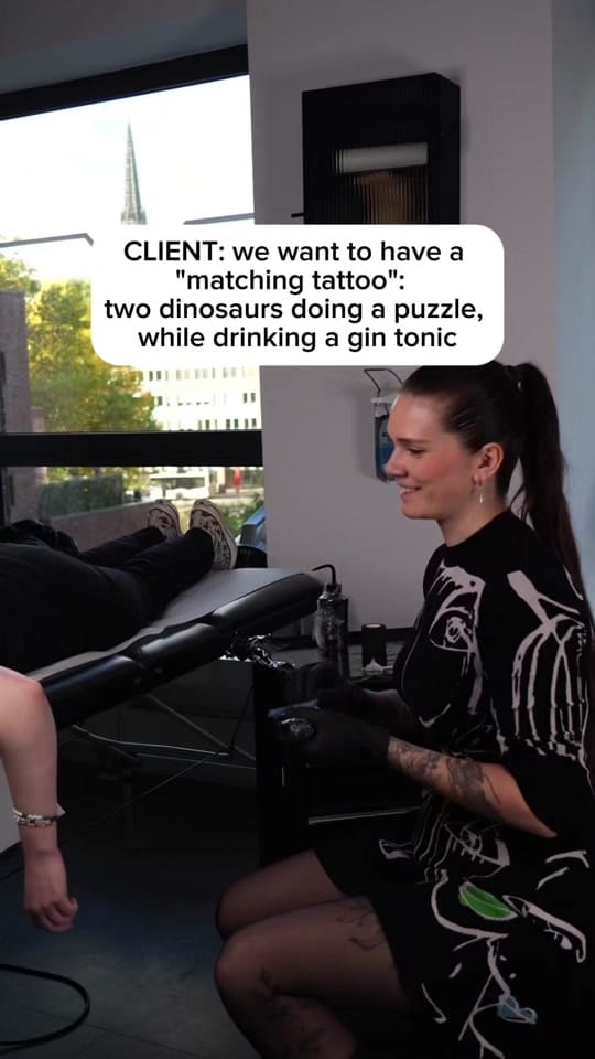 Post 4 by María Fernández tattoo artist on TikTok (video)