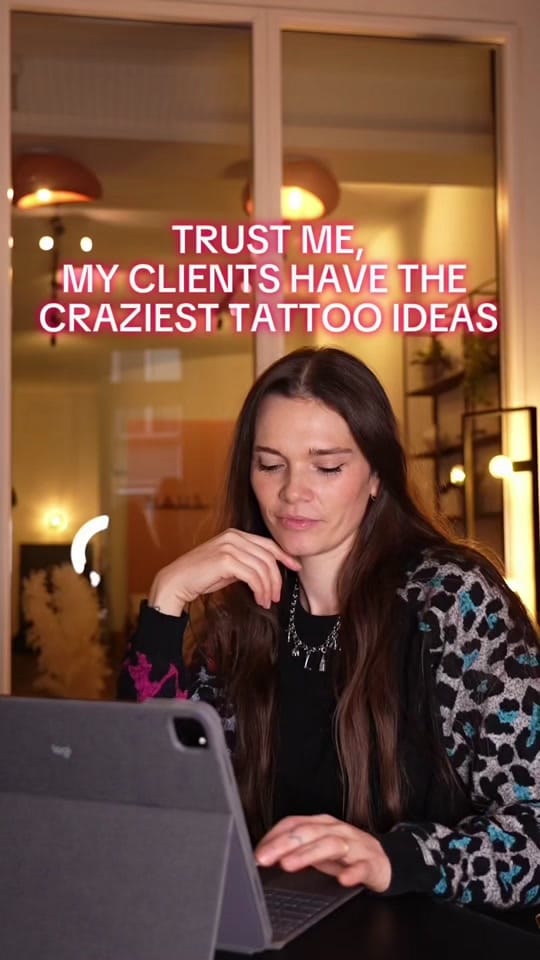 Post 1 by María Fernández tattoo artist on TikTok (video)