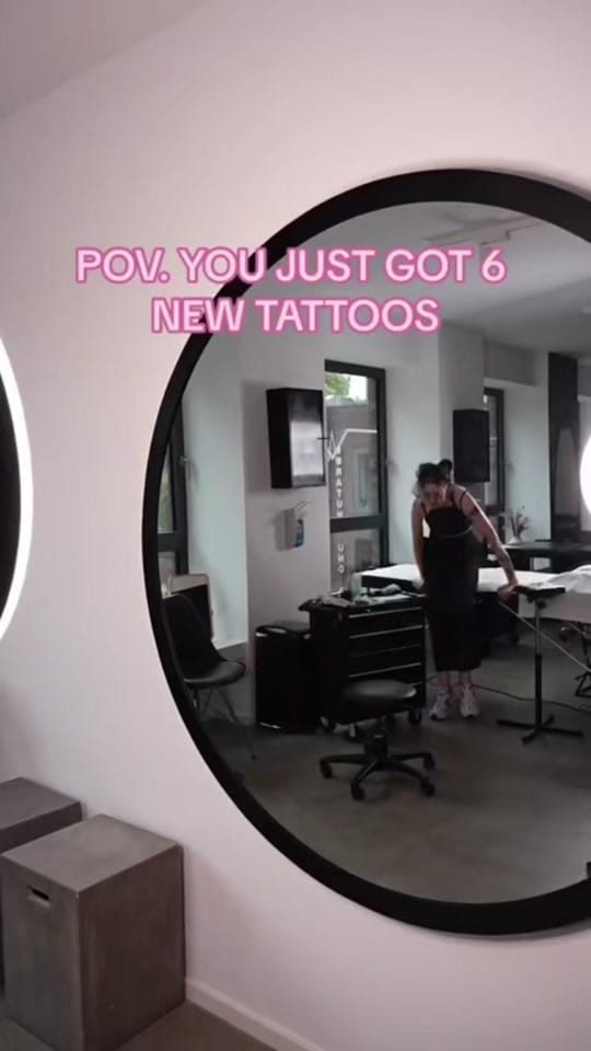 Post 5 by María Fernández tattoo artist on TikTok (video)
