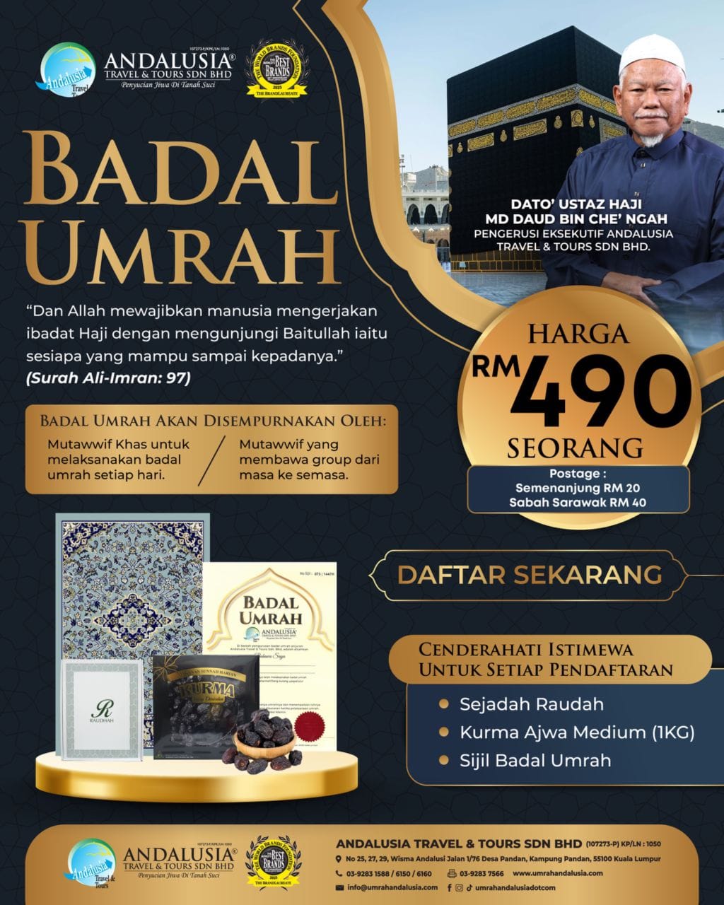 Post 2 by Andalusia Tampin | Sirah Umrah on TikTok (video)