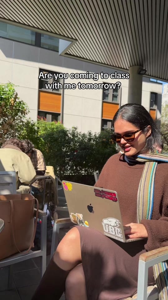Post 3 by UBC_living on TikTok (video)