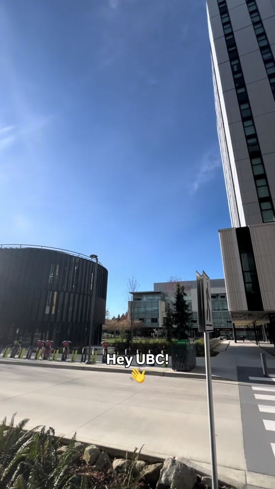 Post 1 by UBC_living on TikTok (video)