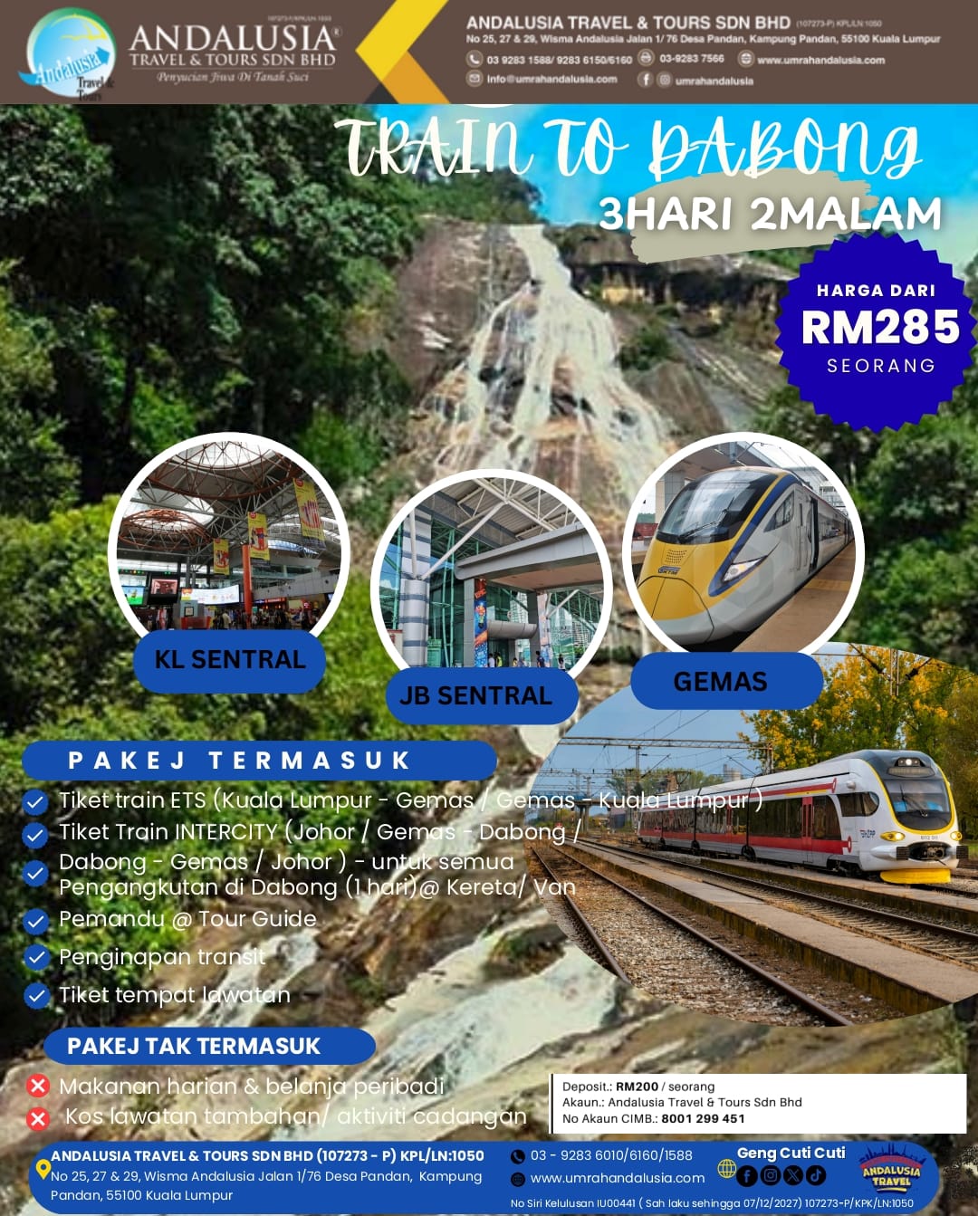 Post 1 by Andalusia Bentong on TikTok (video)