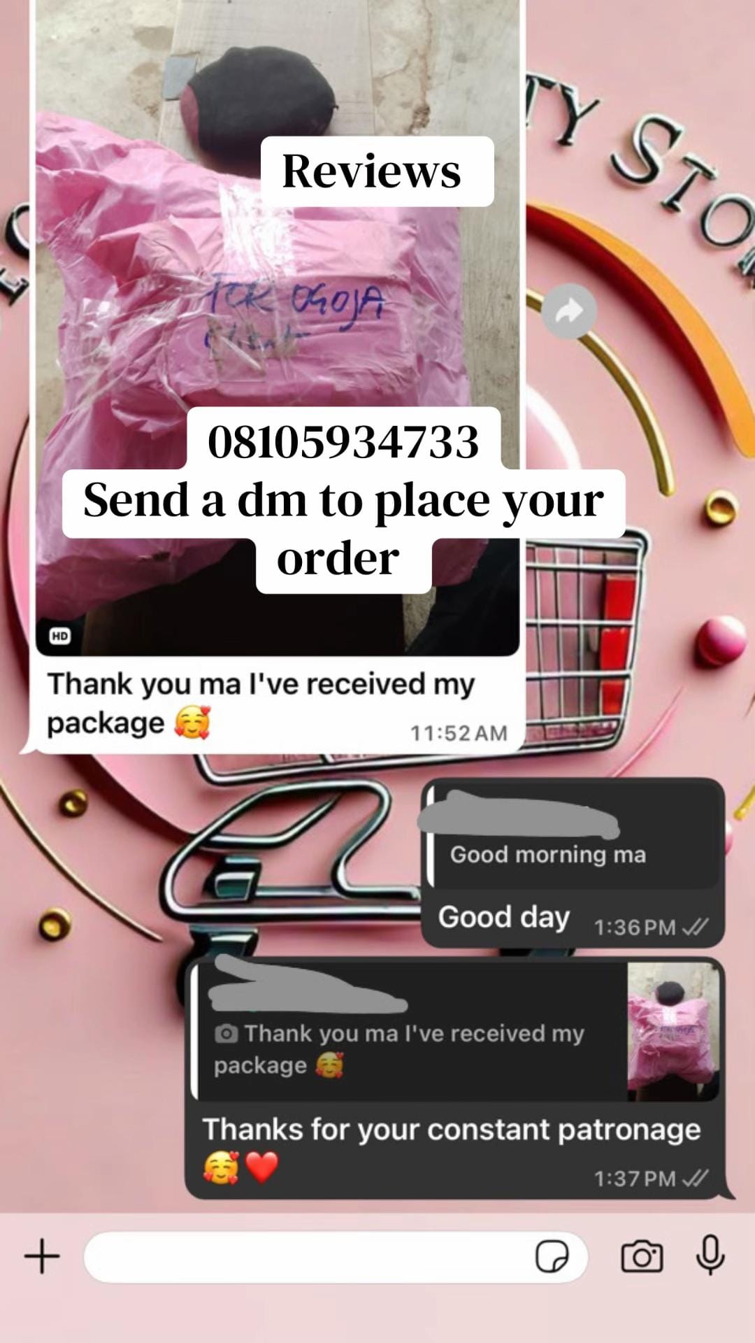 Post 5 by Wholesale vendor in Onitsha on TikTok (video)