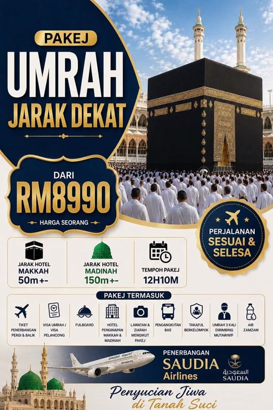 Post 3 by Umrah Andalusia Bangi on TikTok (video)