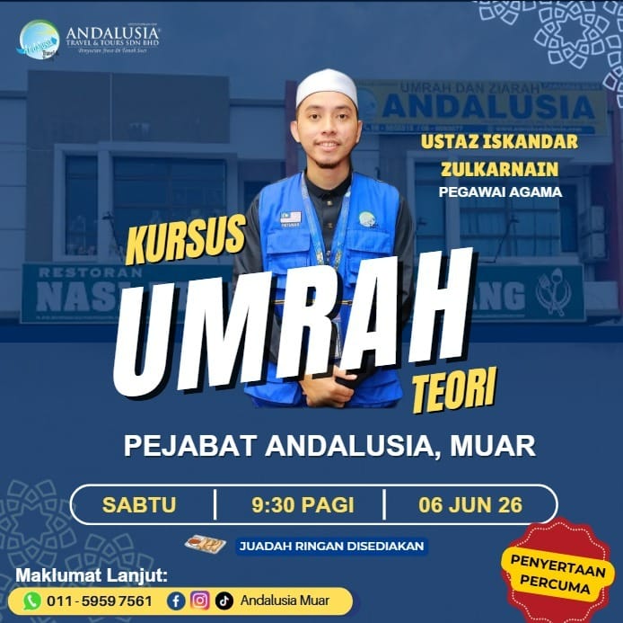 Post 5 by Andalusia Muar Umrah on TikTok (video)