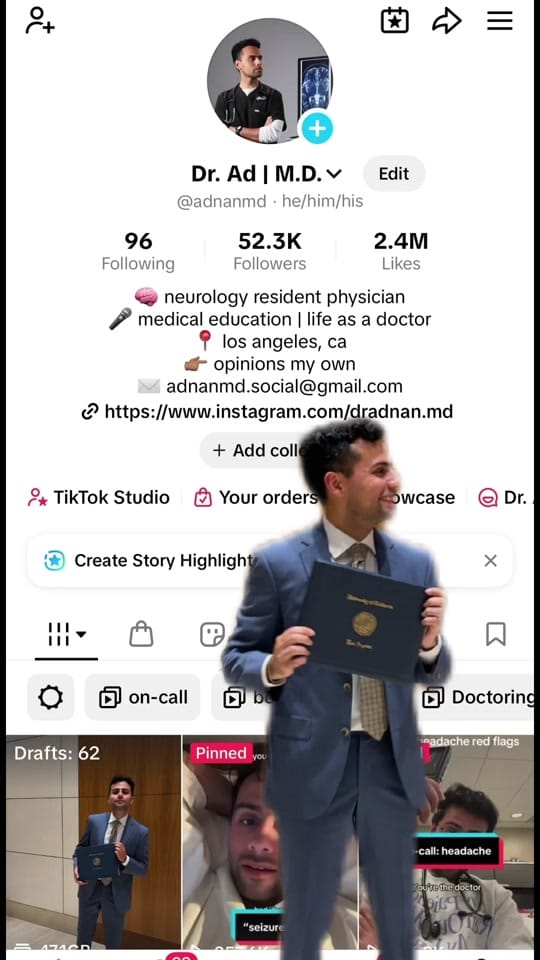 Post 3 by Dr. Ad | M.D. on TikTok (video)