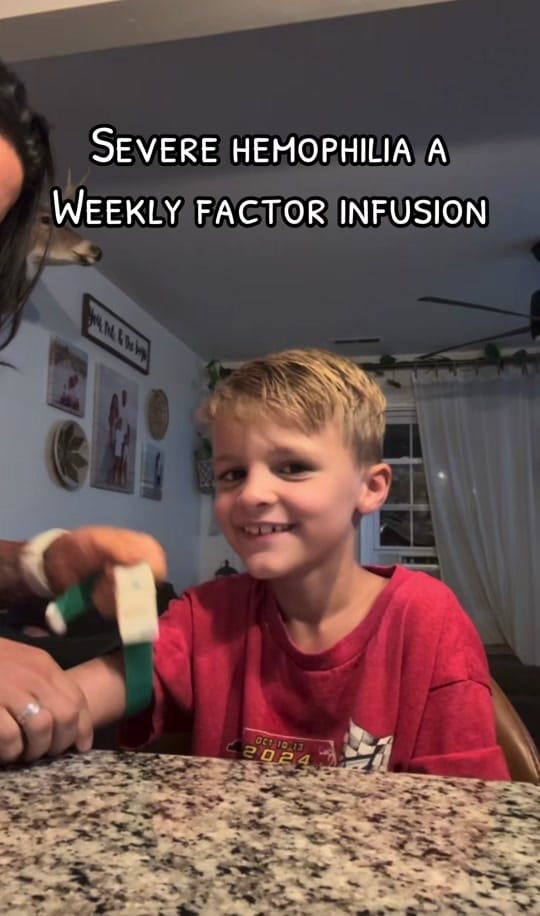 Post 9 by Kaitlin | Hemophilia Mama on TikTok (video)