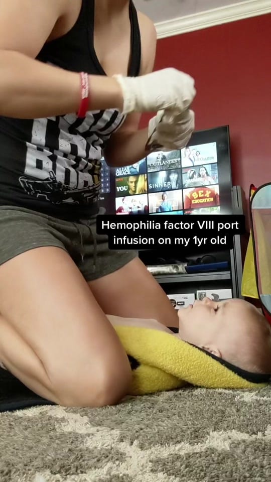 Post 10 by Kaitlin | Hemophilia Mama on TikTok (video)