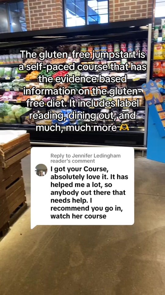 Post 9 by Gluten-Free Dietitian on TikTok (video)