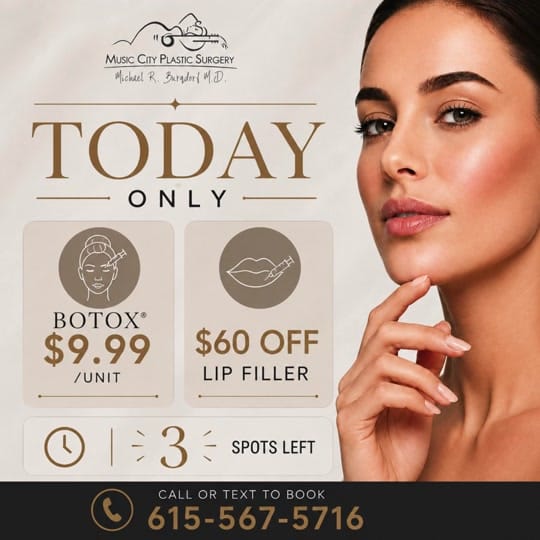 Post 1 by Music City Plastic Surgery on TikTok (video)