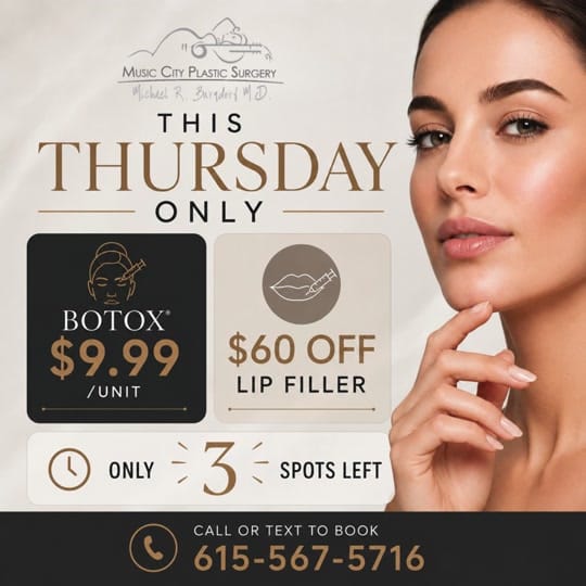 Post 2 by Music City Plastic Surgery on TikTok (video)