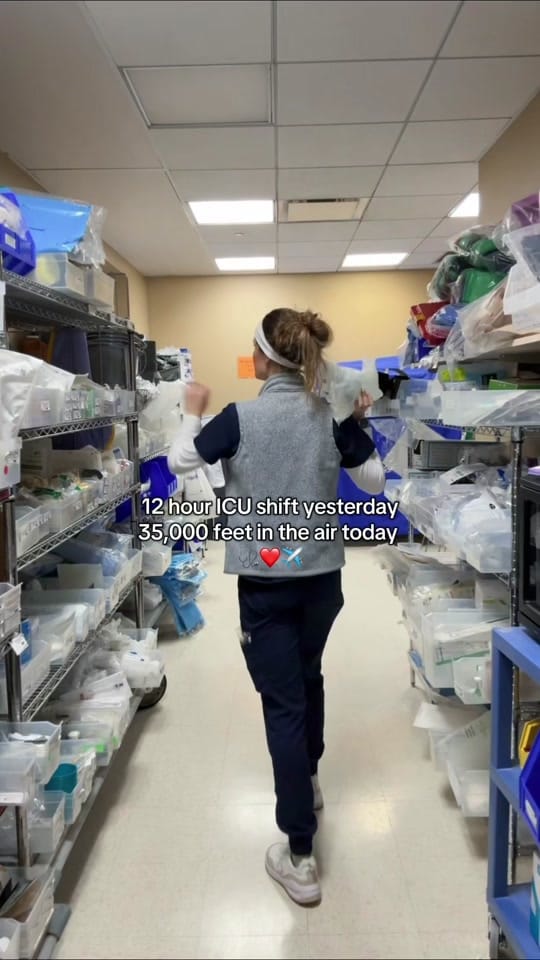 Post 1 by Hannah|RN & Flight Attendant on TikTok (video)