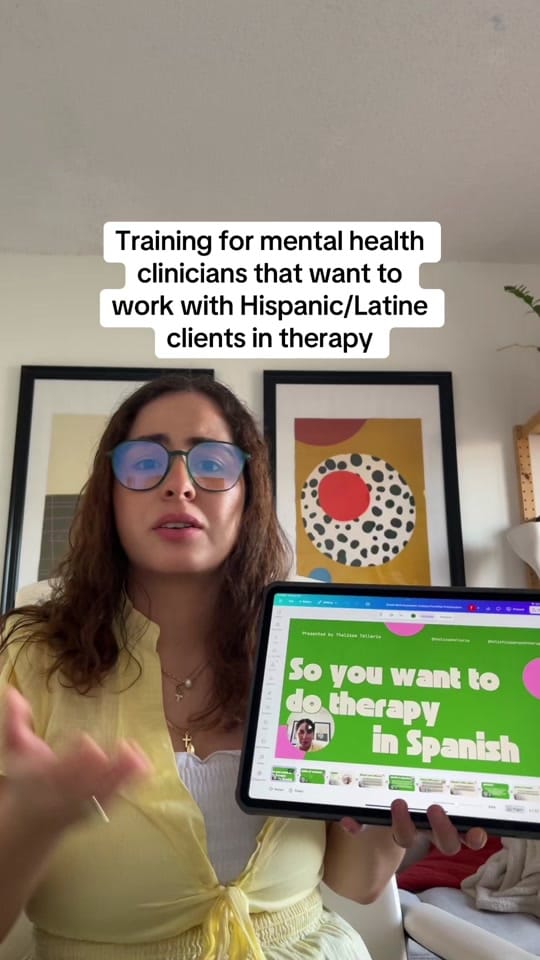 Post 8 by Thalissa | Licensed Therapist on TikTok (video)