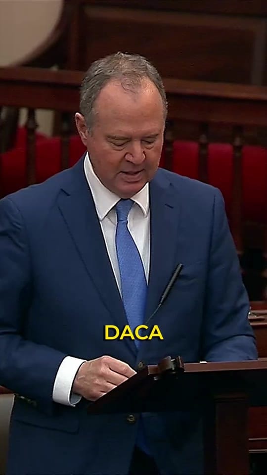 Post 2 by Sen. Adam Schiff on TikTok (video)