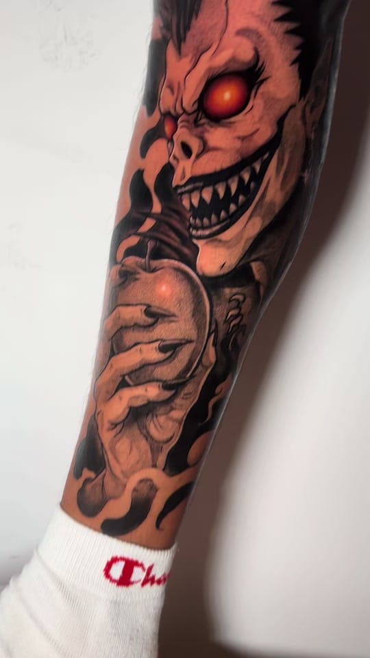 Post 3 by Aleksan Anime Tattoos on TikTok (video)