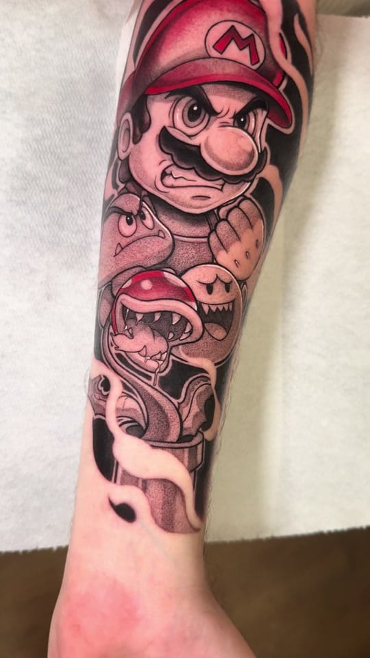 Post 4 by Aleksan Anime Tattoos on TikTok (video)