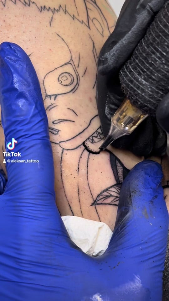 Post 8 by Aleksan Anime Tattoos on TikTok (video)