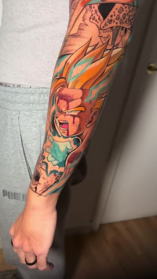 Post 5 by Aleksan Anime Tattoos on TikTok (video)