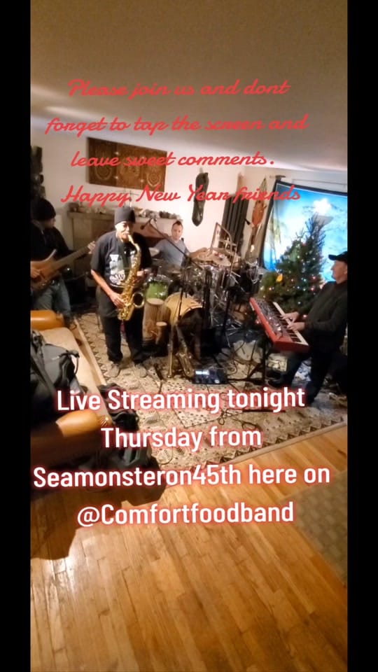 Post 1 by The Comfort Food Band on TikTok (video)