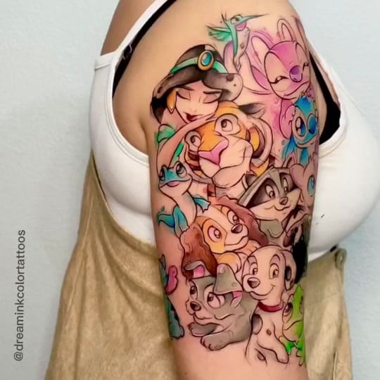 Post 4 by dreaminkcolortattoos on TikTok (video)