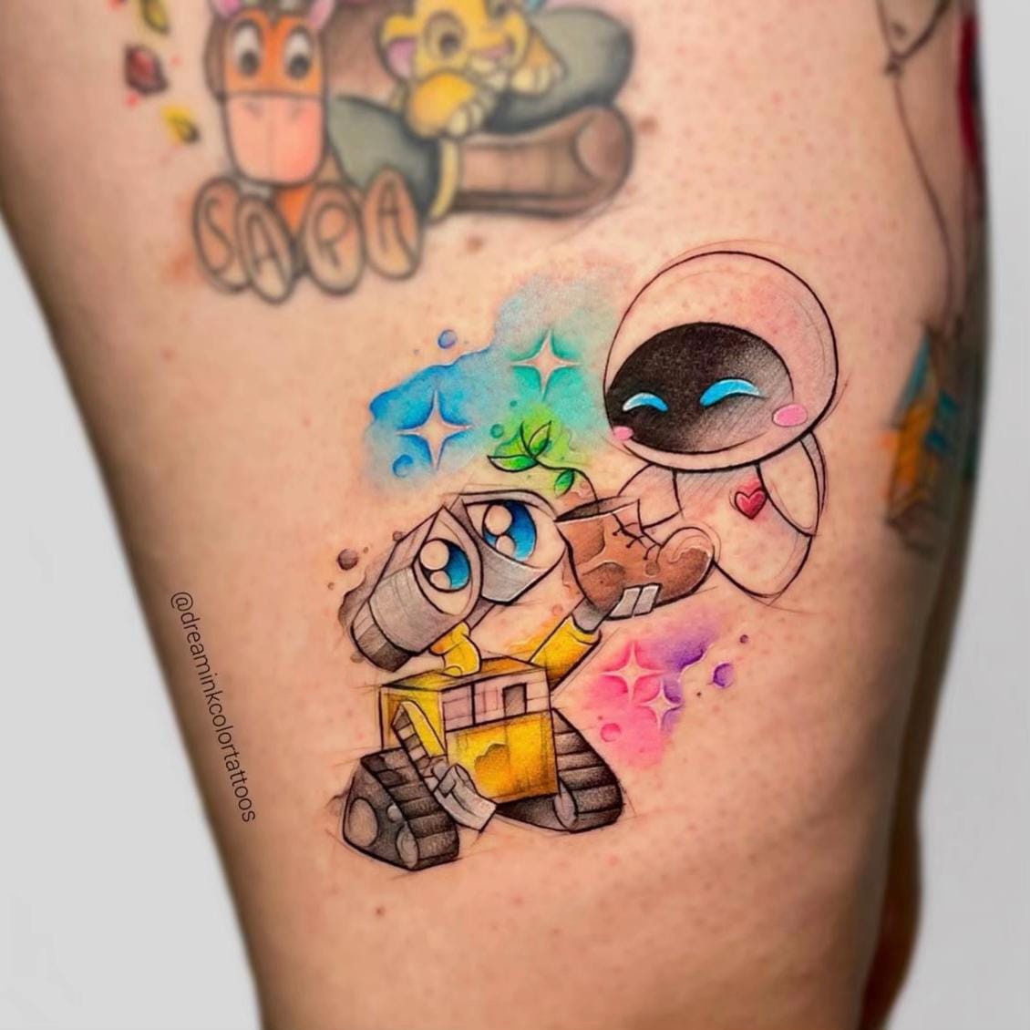 Post 5 by dreaminkcolortattoos on TikTok (video)