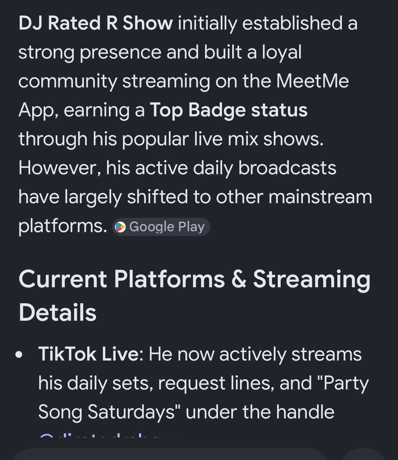Post 6 by DJ RATED R SHOW❌ 📀💿📀💿 on TikTok (video)