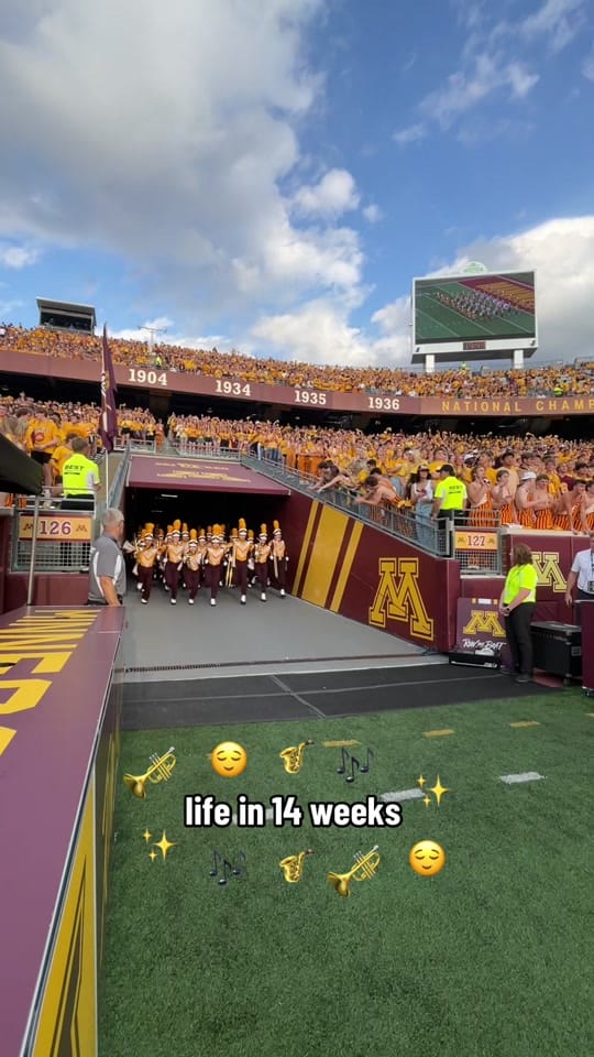 Post 2 by UMN Marching Band on TikTok (video)