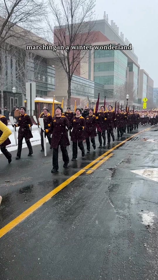 Post 5 by UMN Marching Band on TikTok (video)