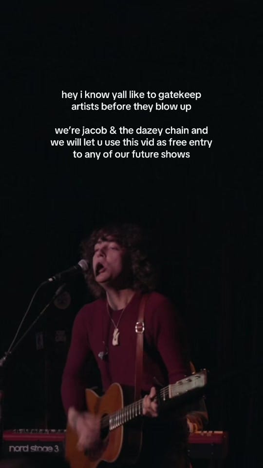 Post 7 by Jacob & The Dazey Chain on TikTok (video)