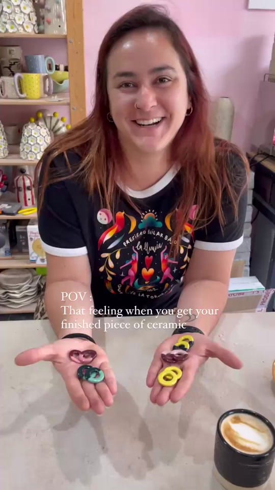 Post 3 by Elena Ágata Ceramics on TikTok (video)