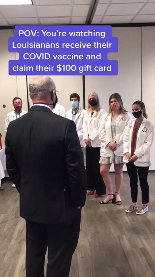 Post 9 by Gov. John Bel Edwards on TikTok (video)