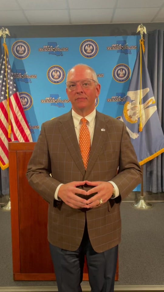 Post 8 by Gov. John Bel Edwards on TikTok (video)