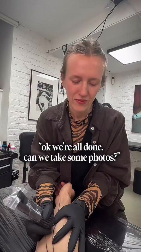Post 4 by Jio tattoo - line artist on TikTok (video)