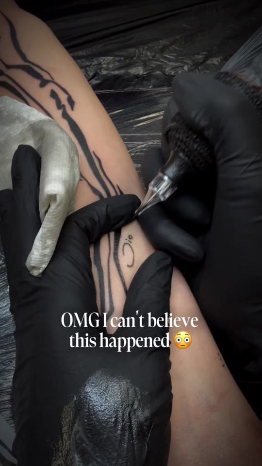Post 6 by Jio tattoo - line artist on TikTok (video)