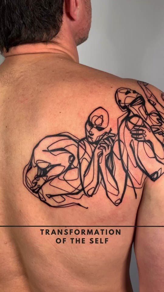 Post 9 by Jio tattoo - line artist on TikTok (video)