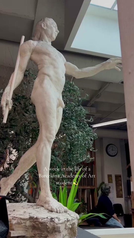 Post 1 by Barcelona Academy of Art on TikTok (video)