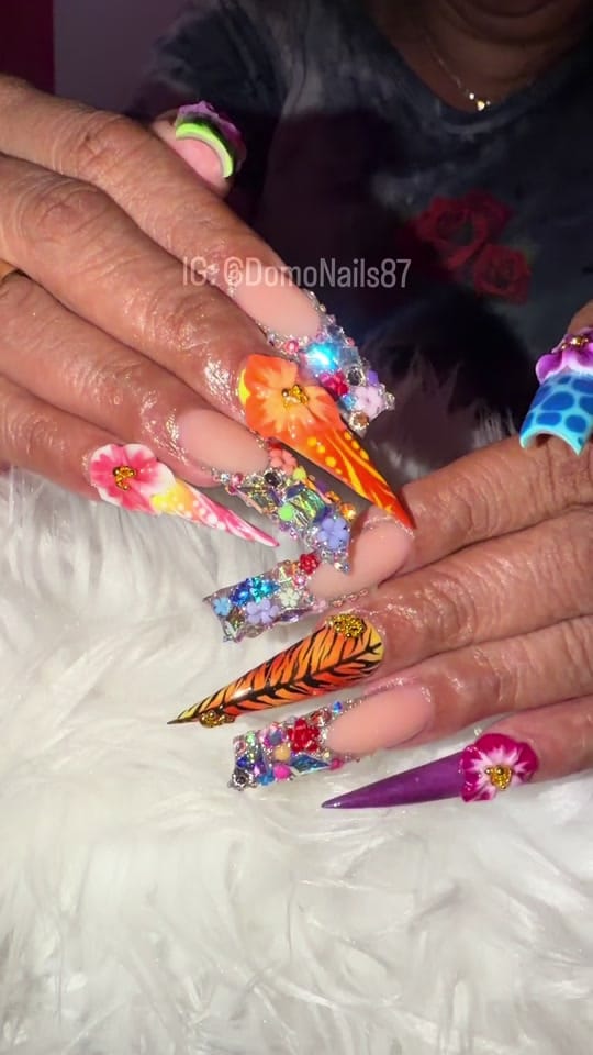 Post 6 by BigDomo/DomoNails87 on TikTok (video)