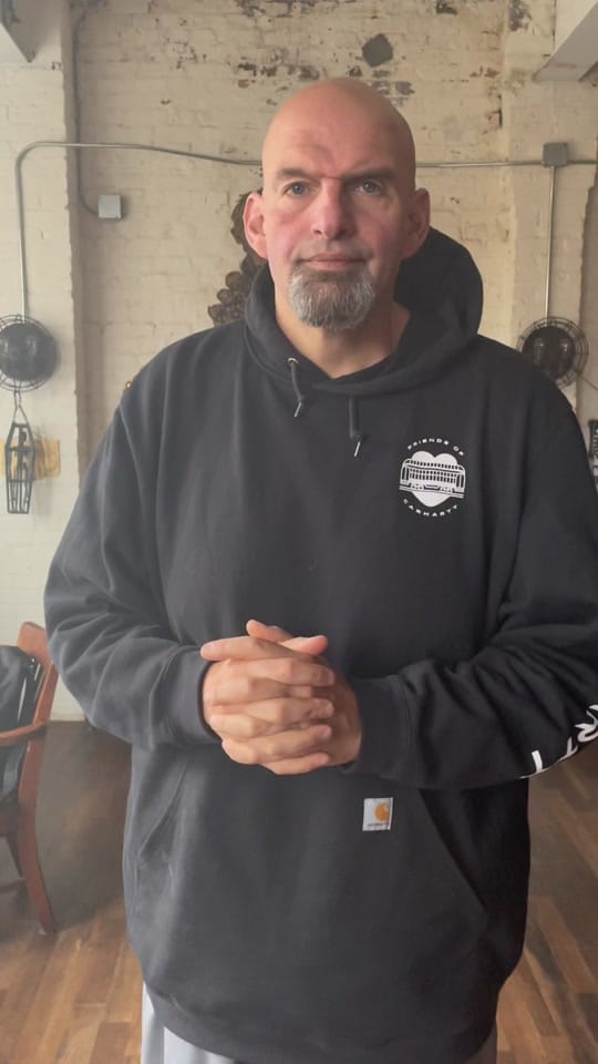 Post 9 by John Fetterman on TikTok (video)