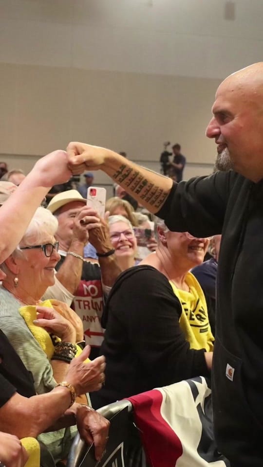 Post 10 by John Fetterman on TikTok (video)